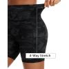image:imageTHE GYM PEOPLE Womens High Waisted Ruched Yoga Shorts Scrunched Booty Lifting Contour Workout Shorts 5 with PocketsBlackgrey Camo