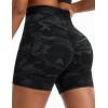 image:imageTHE GYM PEOPLE Womens High Waisted Ruched Yoga Shorts Scrunched Booty Lifting Contour Workout Shorts 5 with PocketsBlackgrey Camo