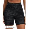 image:imageTHE GYM PEOPLE Womens High Waisted Ruched Yoga Shorts Scrunched Booty Lifting Contour Workout Shorts 5 with PocketsBlackgrey Camo