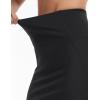 image:imageTHE GYM PEOPLE Womens Long Pencil Skirt High Waist Stretchy Business Work Bodycon Maxi Skirts with Back SlitBlack