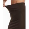 image:imageTHE GYM PEOPLE Womens Long Pencil Skirt High Waist Stretchy Business Work Bodycon Maxi Skirts with Back SlitBrown