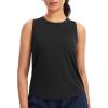 image:imageTHE GYM PEOPLE Womens Racerback Workout Tank Tops Soft Breathable Yoga Running Sleeveless Athletic ShirtsBlack