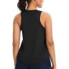 image:imageTHE GYM PEOPLE Womens Racerback Workout Tank Tops Soft Breathable Yoga Running Sleeveless Athletic ShirtsBlack