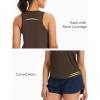 image:imageTHE GYM PEOPLE Womens Racerback Workout Tank Tops Soft Breathable Yoga Running Sleeveless Athletic ShirtsBrown
