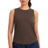 image:imageTHE GYM PEOPLE Womens Racerback Workout Tank Tops Soft Breathable Yoga Running Sleeveless Athletic ShirtsBrown