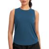 image:imageTHE GYM PEOPLE Womens Racerback Workout Tank Tops Soft Breathable Yoga Running Sleeveless Athletic ShirtsDark Blue Green