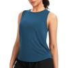 image:imageTHE GYM PEOPLE Womens Racerback Workout Tank Tops Soft Breathable Yoga Running Sleeveless Athletic ShirtsDark Blue Green