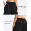 image:imageTHE GYM PEOPLE Womens Elastic Waisted Dressy Shorts Summer Comfy Lounge Work Trouser Shorts with PocketsBlack