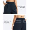 image:imageTHE GYM PEOPLE Womens Elastic Waisted Dressy Shorts Summer Comfy Lounge Work Trouser Shorts with PocketsNavy Blue