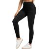 image:imageTHE GYM PEOPLE Womens Stretchy Jeggings Pants Pull On Denim Skinny Jeans Leggings with PocketsBlack