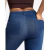 image:imageTHE GYM PEOPLE Womens Stretchy Jeggings Pants Pull On Denim Skinny Jeans Leggings with PocketsDark Blue