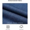 image:imageTHE GYM PEOPLE Womens Stretchy Jeggings Pants Pull On Denim Skinny Jeans Leggings with PocketsDark Blue