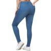 image:imageTHE GYM PEOPLE Womens Stretchy Jeggings Pants Pull On Denim Skinny Jeans Leggings with PocketsDenim Blue