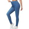 image:imageTHE GYM PEOPLE Womens Stretchy Jeggings Pants Pull On Denim Skinny Jeans Leggings with PocketsDenim Blue