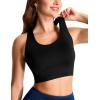 image:imageTHE GYM PEOPLE Wireless Bra for Women No Underwire Comfortable Seamless Bralette Padded Low Impact Sports BraBlack