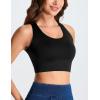 image:imageTHE GYM PEOPLE Wireless Bra for Women No Underwire Comfortable Seamless Bralette Padded Low Impact Sports BraBlack