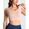 image:imageTHE GYM PEOPLE Wireless Bra for Women No Underwire Comfortable Seamless Bralette Padded Low Impact Sports BraNude Pink
