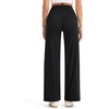 image:imageTHE GYM PEOPLE Womens Booty Lifting Wide Leg Yoga Pants High Waist No Front Seam Straight Workout Leggings with PocketsBlack