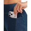 image:imageTHE GYM PEOPLE Womens High Waisted Jean Shorts Stretchy Pull On Side Slit Denim Short with PocketsDark Blue
