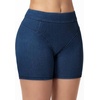 image:imageTHE GYM PEOPLE Womens Scrunch Booty Lifting Jean Shorts Stretchy Pull On Skiny Denim ShortsDark Blue