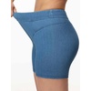 image:imageTHE GYM PEOPLE Womens Scrunch Booty Lifting Jean Shorts Stretchy Pull On Skiny Denim ShortsDenim Blue