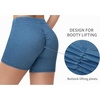 image:imageTHE GYM PEOPLE Womens Scrunch Booty Lifting Jean Shorts Stretchy Pull On Skiny Denim ShortsDenim Blue
