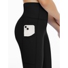 image:imageTHE GYM PEOPLE Girls Workout Leggings Kids High Waist Stretch Athletic Dance Yoga Pants with PocketsBlack