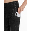 image:imageTHE GYM PEOPLE Girls Workout Leggings Kids High Waist Stretch Athletic Dance Yoga Pants with PocketsBlack Leopard