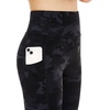 image:imageTHE GYM PEOPLE Girls Workout Leggings Kids High Waist Stretch Athletic Dance Yoga Pants with PocketsBlackgrey Camo