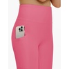 image:imageTHE GYM PEOPLE Girls Workout Leggings Kids High Waist Stretch Athletic Dance Yoga Pants with PocketsBright Pink