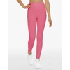 image:imageTHE GYM PEOPLE Girls Workout Leggings Kids High Waist Stretch Athletic Dance Yoga Pants with PocketsBright Pink