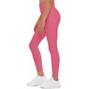 image:imageTHE GYM PEOPLE Girls Workout Leggings Kids High Waist Stretch Athletic Dance Yoga Pants with PocketsBright Pink