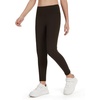 image:imageTHE GYM PEOPLE Girls Workout Leggings Kids High Waist Stretch Athletic Dance Yoga Pants with PocketsBrown