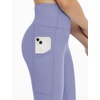 image:imageTHE GYM PEOPLE Girls Workout Leggings Kids High Waist Stretch Athletic Dance Yoga Pants with PocketsLavender Purple
