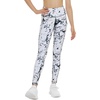 image:imageTHE GYM PEOPLE Girls Workout Leggings Kids High Waist Stretch Athletic Dance Yoga Pants with PocketsMarble