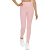 image:imageTHE GYM PEOPLE Girls Workout Leggings Kids High Waist Stretch Athletic Dance Yoga Pants with PocketsPink