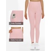 image:imageTHE GYM PEOPLE Girls Workout Leggings Kids High Waist Stretch Athletic Dance Yoga Pants with PocketsPink