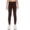 image:imageTHE GYM PEOPLE Girls Workout Leggings Kids High Waist Stretch Athletic Dance Yoga Pants with PocketsRed Brown