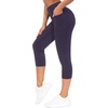 image:imageTHE GYM PEOPLE Tummy Control Workout Leggings with Pockets High Waist Athletic Yoga Pants for Women Running FitnessPurple