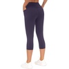 image:imageTHE GYM PEOPLE Tummy Control Workout Leggings with Pockets High Waist Athletic Yoga Pants for Women Running FitnessPurple