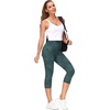 image:imageTHE GYM PEOPLE Tummy Control Workout Leggings with Pockets High Waist Athletic Yoga Pants for Women Running FitnessTie Dye Dark Green