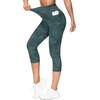 image:imageTHE GYM PEOPLE Tummy Control Workout Leggings with Pockets High Waist Athletic Yoga Pants for Women Running FitnessTie Dye Dark Green