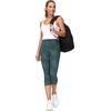 image:imageTHE GYM PEOPLE Tummy Control Workout Leggings with Pockets High Waist Athletic Yoga Pants for Women Running FitnessTie Dye Dark Green