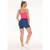 image:imageTHE GYM PEOPLE Women Sports Bra Sleeveless Padded Running Workout Tank Tops  UShaped Beauty Back Highstretch fabric Crop design Sleeveless Removable pads Ideal for workout and daily wearBright Pink