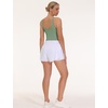 image:imageTHE GYM PEOPLE Women Sports Bra Sleeveless Padded Running Workout Tank Tops  UShaped Beauty Back Highstretch fabric Crop design Sleeveless Removable pads Ideal for workout and daily wearJasmine Green