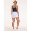 image:imageTHE GYM PEOPLE Women Sports Bra Sleeveless Padded Running Workout Tank Tops  UShaped Beauty Back Highstretch fabric Crop design Sleeveless Removable pads Ideal for workout and daily wearCharcoal Grey