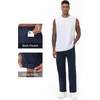 image:imageTHE GYM PEOPLE Mens Baggy Fleece Workout Sweatpants with Pockets Drawstring Lounge Athletic Running PantsBlue