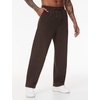 image:imageTHE GYM PEOPLE Mens Baggy Fleece Workout Sweatpants with Pockets Drawstring Lounge Athletic Running PantsBrown