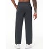 image:imageTHE GYM PEOPLE Mens Baggy Fleece Workout Sweatpants with Pockets Drawstring Lounge Athletic Running PantsDark Grey