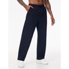 image:imageTHE GYM PEOPLE Mens Baggy Fleece Workout Sweatpants with Pockets Drawstring Lounge Athletic Running PantsNavy Blue